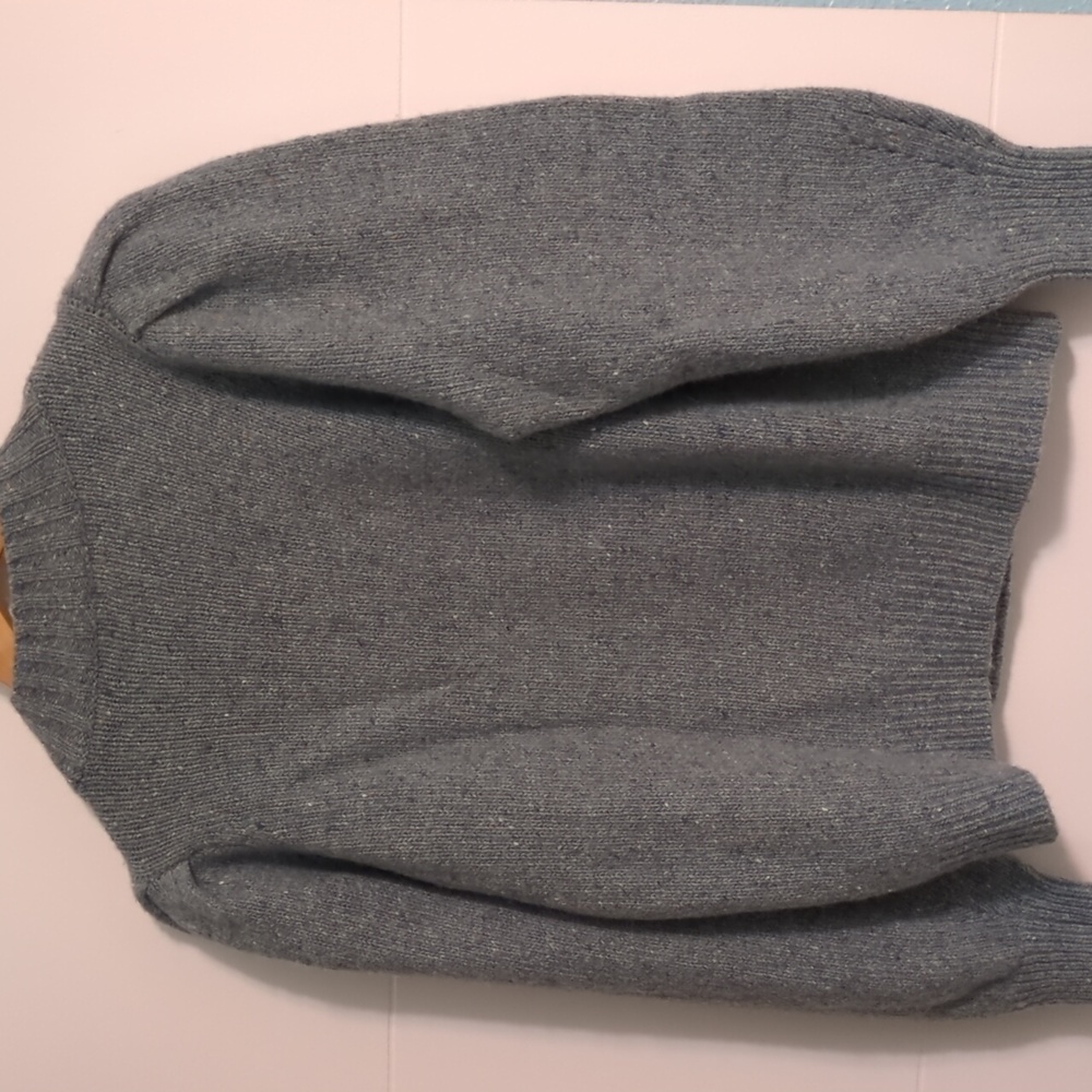 Faherty Women's Crew Neck Sweater in Light Gray - Picture 12 of 15